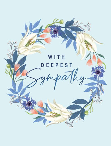 Picture of WITH DEEPEST SYMPATHY CARD